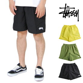 STUSSY ステューシー 海水パンツ メンズ 水着 サーフパンツ 海パン トランクス 膝丈 ウエストゴム　メンズ 水着 水陸両用 ボードショーツ サーフショーツ 海水浴 プール S M L 2L 大きいサイズ Stock Water Short