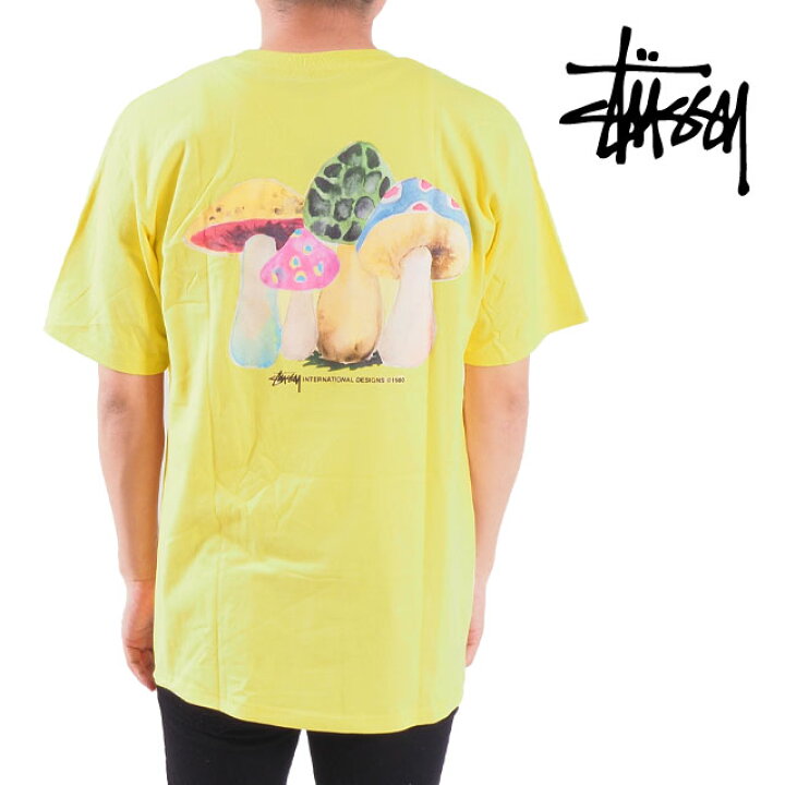 楽天市場】STUSSY ステューシー SHROOMS TEE イエロー 黄色 キノコ T  