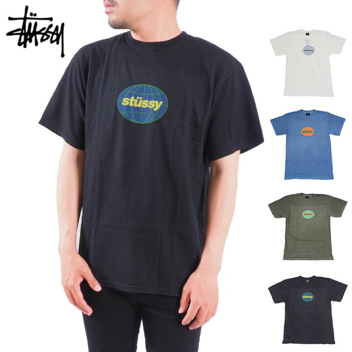 楽天市場 Stussy ステューシー Global Tee Tシャツ カットソー 半袖 S M L Ll Xlサイズ 男性 メンズ 女性 レディース トップス 大きいサイズ Usaモデル Solt And Pepper