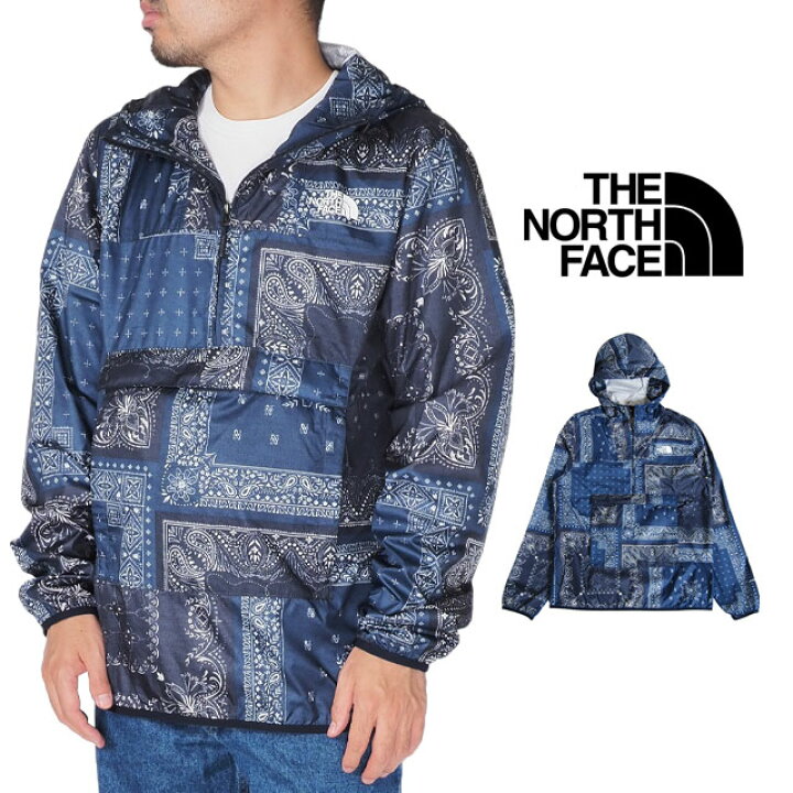 楽天市場 Usモデル ノースフェイス ナイロンジャケット ペイズリー バンダナ アノラック パッカブル The North Face Fanorak Jacket マウンテンパーカー マンパ 雨具メンズ 男性 アウトドア 釣り レインウェア 黒 ブラック レッド 赤 Northface ジップパーカー Zip