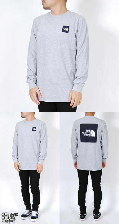 楽天市場】ノースフェイス 長袖Tシャツ メンズ レディース BOXロゴ 