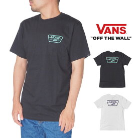 ヴァンズ バンズ VANS 半袖Tシャツ TEE メンズ レディース M L XL XXL LL 2L 3Lサイズ 大きいサイズ USモデル ホワイト ブラック 白 黒 ロゴ プリント ストリート スケートブランド Full Patch Back Short Sleeve Shirt　アパレル 洋服 大きいサイズ　TEE