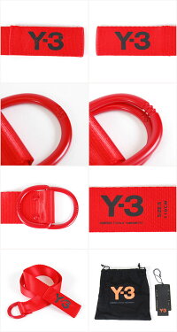 Y-3(adidas×YohjiYamamoto)ELASTICBELTBLACKワイスリーアディダスヨージヤマモトロゴリングベルトブラック黒メンズ男性小物アクセサリーストリートワンポイント正規品本物