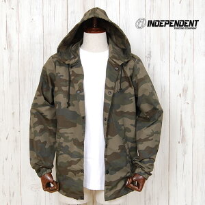 AEgbg@CfByfg INDEPENDENT iC t[htR[`WPbg EBhu[J[ NYLON HOODED WINDBREAKER CAMO JACKET JKT WPbg AE^[ J  Y fB[X j