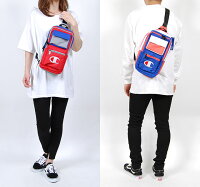 USモデルCHAMPIONチャンピオンバッグCOLORBLOCKSINGLESTRAPPACKBAGカラーブロックスリングストラップパックロゴ刺繍鞄ワンショルダーボディバッグバックグレーマルチレッド赤ブルー青ブライトコンボメンズ男性レディース女性