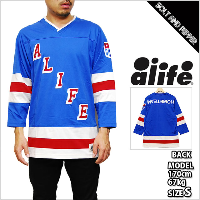 red and blue hockey jersey