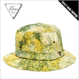 アウトレット　HATER SNAPBACK BUCKET HAT GREEN YELLOW ヘイター スナップバック バケットハット タイダイ グリーン 緑 イエロー 黄 小物 アクセサリー カジュアル ブランド メンズ レディース 男性 女性 釣り　アウトドア