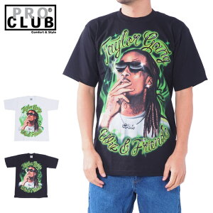 �v���N���u x �e�C���[�M�����O PRO CLUB xTAYLOR GANG WIZ&FRIENDSAIRBRUSH TEE Wiz Khalifa �E�B�Y�E�J���t�@ T�V���c �u���b�N �z���C�g �� �� ���� Tee Black White