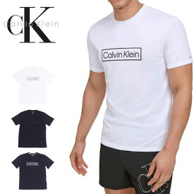 ラッシュガード メンズ Calvin Klein カルバン クライン 長袖 ロンT 水着 男性 夏 薄手 アウトドア キャンプ 釣り 海 海水浴 海外旅行 人気 ブランド ペアルック ブラック 黒 ホワイト 白 M L XL XXL 2L 3L 大きいサイズ USモデル S/S RASH GUARD -CALVIN KLEIN BOX