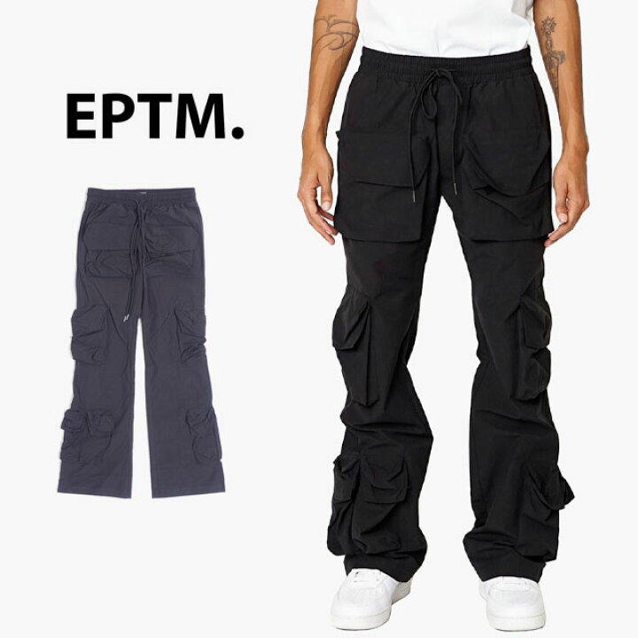 楽天市場】EPTM エピトミ フレアパンツ ベルボトム ブラック 黒 