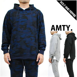 �A�E�g���b�g AMTY �A���e�B �T�C�hZIP BIG�p�[�J�[ �W�b�v�t�� �r�b�O�t�[�f�B ���� GREY BLACK NAVY CAMO �O���[ �D �u���b�N �� �l�C�r�[ �� �J�� ���� �����Y �j�� ���f�B�[�X ���� TOPS �g�b�v�X�@