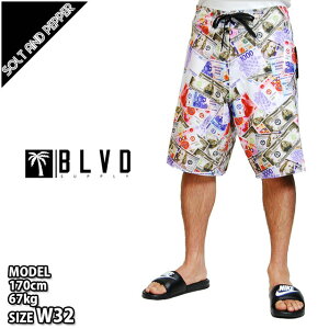 �A�E�g���b�g BLVD SUPPLY �u���[�o�[�h �T�v���C CURRENCY BOARD SHORT BLACK WHITE MULTI �J�����V�[ �{�[�h �V���[�c �p���c �X�C���E�F�A �u���b�N �� �z���C�g �� �}���` ���� ���� MENS �����Y �j�� HIPHOP