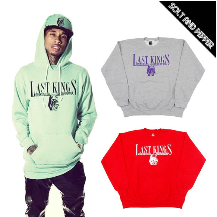 楽天市場】アウトレット LAST KINGS ラストキングス SWEAT CREW NECK 