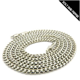 アウトレット NO BRAND ノーブランド DIAMOND CUT CUBAN LINK CHAIN NECKLACE SILVER ダイアモンド カット キューバン リンク チェーン ネックレス シルバー 銀 メッキ レディース 女性 メンズ 男性 カジュアル アクセサリー ジュエリー HIPHOP ヒップホップ ダンス H-1.0R