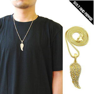 AEgbg NO BRAND m[uh FEATHR WING NECKLACE BOX CHAIN NECKLACE GOLD {bNX `F[ lbNX S[h  EBO j Y  fB[X ANZT[  HIPHOP qbvzbv 