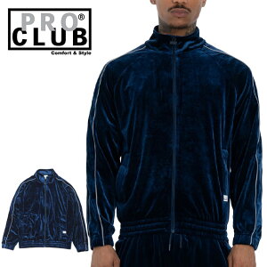 PRO CLUB VELOUR TRACK JACKET vNu xA W[W gbNWPbg Y j 㒅 u] WbvAbv XEFbg X|[cEFA Xg[gn t@bV USf 傫TC