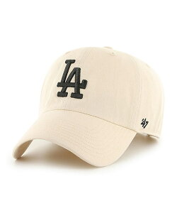 47BRAND ロサンゼルス・ドジャース Dodgers Kids '47 CLEAN UP Natural DODGERS クリーンナップ ナチュラル 肌色 47ブランド MLB ハット キャップ 帽子 メンズ 男性 レディース 女性 ワンサイズ フリーサイズ