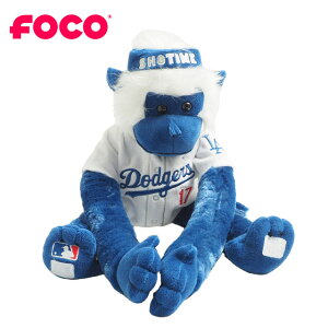【MLB公式グッズ|FOCO】大谷翔平 ドジャース モンキー ぬいぐるみ ブルー ホームユニフォーム 帽子 はちまき 背番号17 SHO TIME 野球 観戦 応援グッズ プレゼント ギフト インテリア