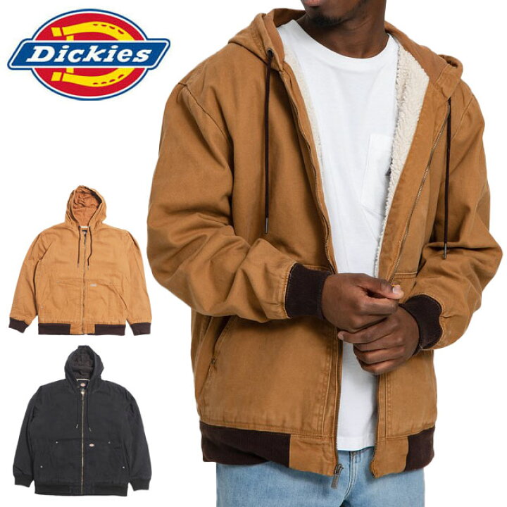 楽天市場】Dickies ディッキーズ Hooded Bomber Jacket フード付き 