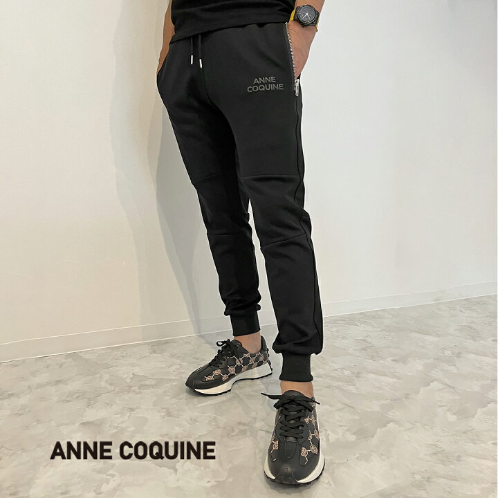 楽天市場】Anne Coquine ロゴプリントパンツ／7160 ユニセックス 男女 