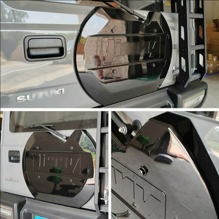 楽天市場】新型スズキジムニー適用 スペアタイヤレスカバー JB64JB74用 