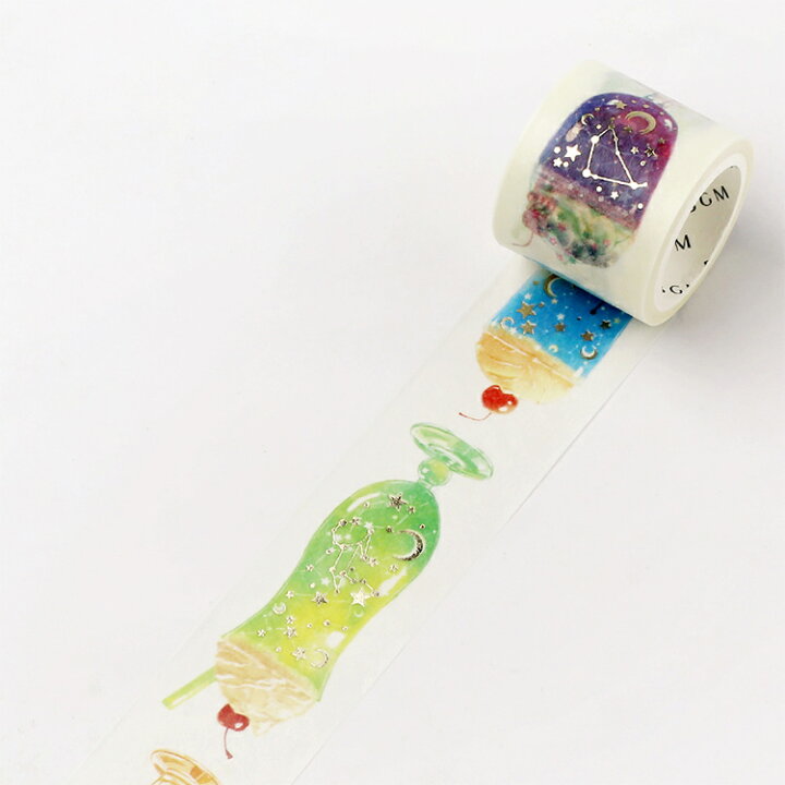 楽天市場】\18日は500円オフクーポン23:59まで/BGM マスキングテープ Life 箔押し クリームソーダ 30mm 3cm 30ミリ幅 BM-LGCB008 幅広 星座 ジュース ビージーエム マステ bm-lgcb2 : 雑貨と文具の店 Gute Gouter