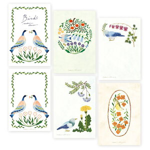 Cozyca Products RWJv_Nc ݂ǂ ͂ Birds three ofclock  3  ͂ 莆 ^[ |XgJ[h letter card postcard  킢