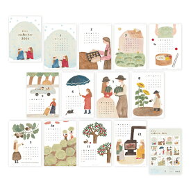 【クーポン&ポイント最大47倍!16日01:59まで】カレンダー 2026 A4サイズ 切り離しタイプ コジカプロダクツ Cozyca Products 浅野みどり Subikiawa. Aiko Fukawa 日下明 福岡麻利子 ネクタイ 藤巻佐有梨 壁掛け アート 1枚ずつ おしゃれ かわいい 絵画 ポスター