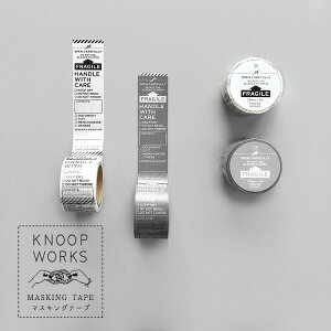 yN[|&|Cgő47{!1709:59܂ŁzKNOOPWORKS Nm[v[NX }XLOe[v }Xe  25mm 2.5cm FRAGILE  O[ bsO X  