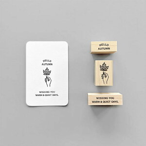 yN[|&|Cgő47{!2701:59܂ŁzKNOOPWORKS Nm[v[NX X^v 3Zbg JGf HELLO AUTUMN H MAPLE [v WISHING YOU WARM&QUIET DAYS  蒠  킢 Vv 