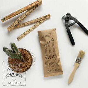 【クーポン&ポイント最大47倍!17日09:59まで】KNOOPWORKS クノープワークス 工具バッグ クラフトバッグ レンチ おしゃれ ENGINEER エンジニア WRENCH おしゃれ かわいい シンプル かっこいい 紙バッグ