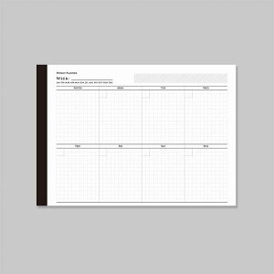 KNOOPWORKS Nm[v[NX B5 vi[ MONTHLY }X[ WEEKLY EB[N[  T R  ^e c  m[g 蒠 Vv