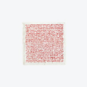 倉敷意匠 Classiky mitsou 蚊帳生地 7枚合わせ ふきん Letters レターズ Red レッド 赤 Blue ブルー 青 綿 100% レーヨン 100% 奥村麻利子 かわいい おしゃれ ギフト プレゼント