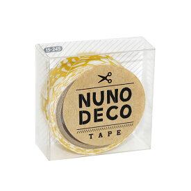 【ポイントアップ＆店内最大50％OFF!】NUNODECO 布製テープ 布デコテープ 布デコ ヌノデコ 北欧 花柄 かわいい お名前シール お名前テープ デコレーションテープ NDECO-TAPE-FLOWER 手芸用品 手芸材料 子供 ギフト レトロ