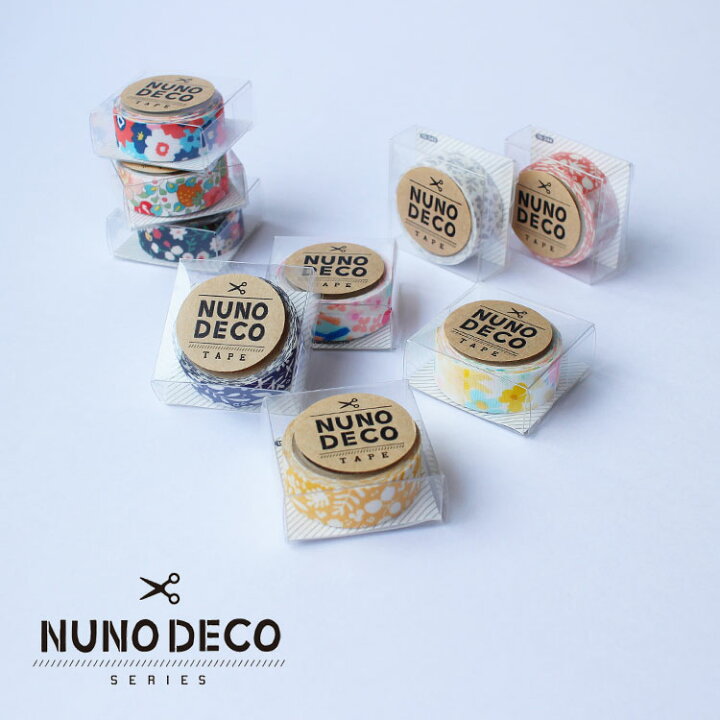 楽天市場 Nunodeco 布製テープ 布デコテープ 布デコ ヌノデコ 北欧 花柄 かわいい お名前シール お名前テープ デコレーションテープ Ndeco Tape Flower 手芸用品 手芸材料 子供 ギフト レトロ 雑貨と文具の店 Gute Gouter