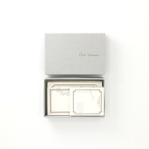 }Ŏ OEDA LETTERPRESS Assort Card box A\[gJ[h{bNX mellow silver E Vo[ J[h bZ[WJ[h 蒠  ň Mtg