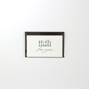 【30日24H限定!楽天カード利用で最大P6倍】大枝活版室 OEDA LETTERPRESS 小さな2つ折カードと封筒 カード ミニカード メッセージカード 封筒 手帳 メモ 活版印刷 ギフト