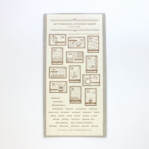 }Ŏ OEDA LETTERPRESS sticker sheet XebJ[V[g STAMP Bronze Darkblue X^v uY _[Nu[ XebJ[ V[ V[V[g  ؎ A ň Mtg蒠 R[W