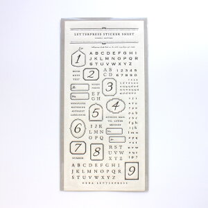 }Ŏ OEDA LETTERPRESS sticker sheet XebJ[V[g LETTER Bronze Black ^[ uY ubN XebJ[ V[ V[V[g Zt NVbN  p  ň Mtg 