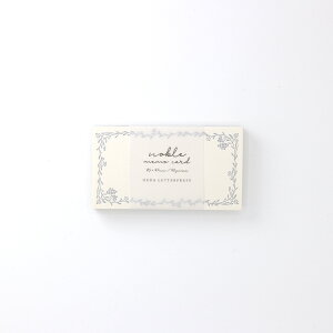 ��}���Ŏ� OEDA LETTERPRESS Memo card �����J�[�h Noble black bronze silver �m�[�u�� �u���b�N �u�����Y �V���o�[ ���� ������ �莆 ���^�[ �� ���b�Z�[�W�J�[�h ���ň�� �M�t�g