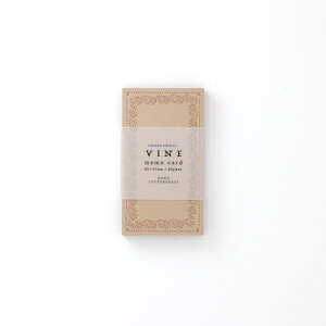 yN[|&|Cgő47{!2701:59܂Łz}Ŏ OEDA LETTERPRESS Memo card J[h Vine Gray Beige oC O[ x[W   莆 ^[   A bZ[WJ[h ň