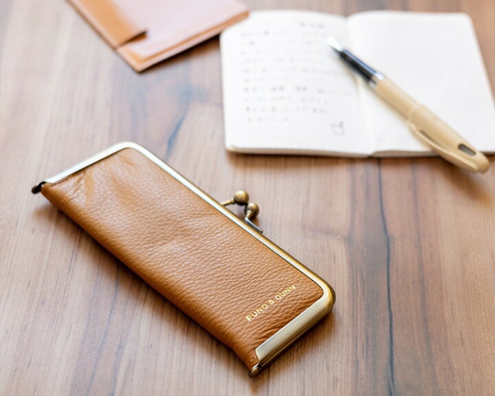 楽天市場】がま口ペンケース 姫路 レザー RUNO & DUNN ロンド工房 るぅ  