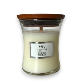 【期間限定特価】ウッドウィック WoodWick ジャー (S) ホワイトチーク 85g アロマキャンドル 並行輸入品 98039E