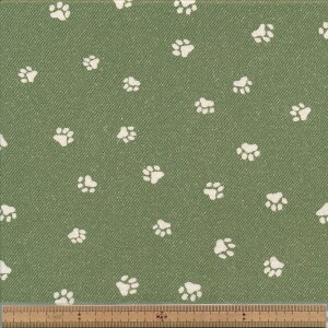 KTS6961 D カーキ 肉球 スムースニット