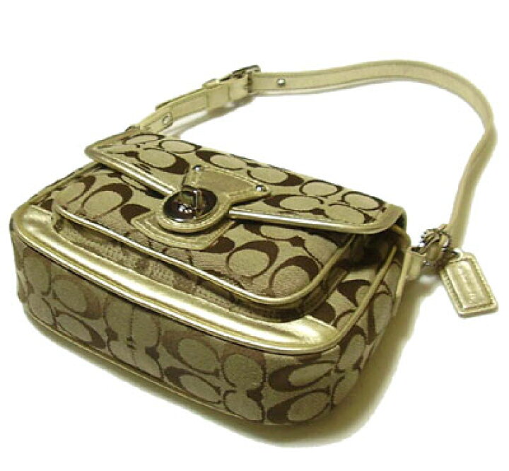 楽天市場】COACH/コーチ シグネチャーペニーフラップショルダー 