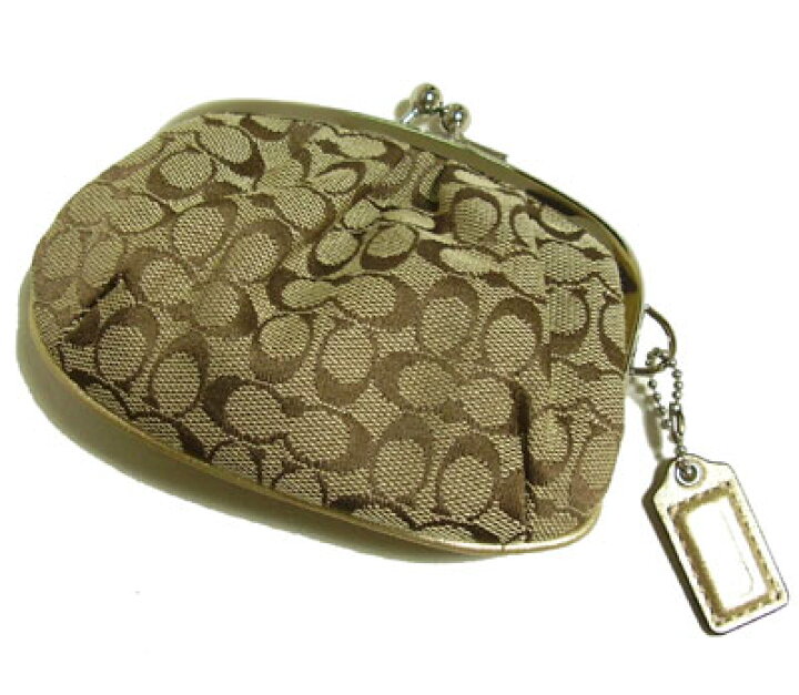 楽天市場】COACH/コーチ シグネチャーがま口コインケース F60502SKHM9  