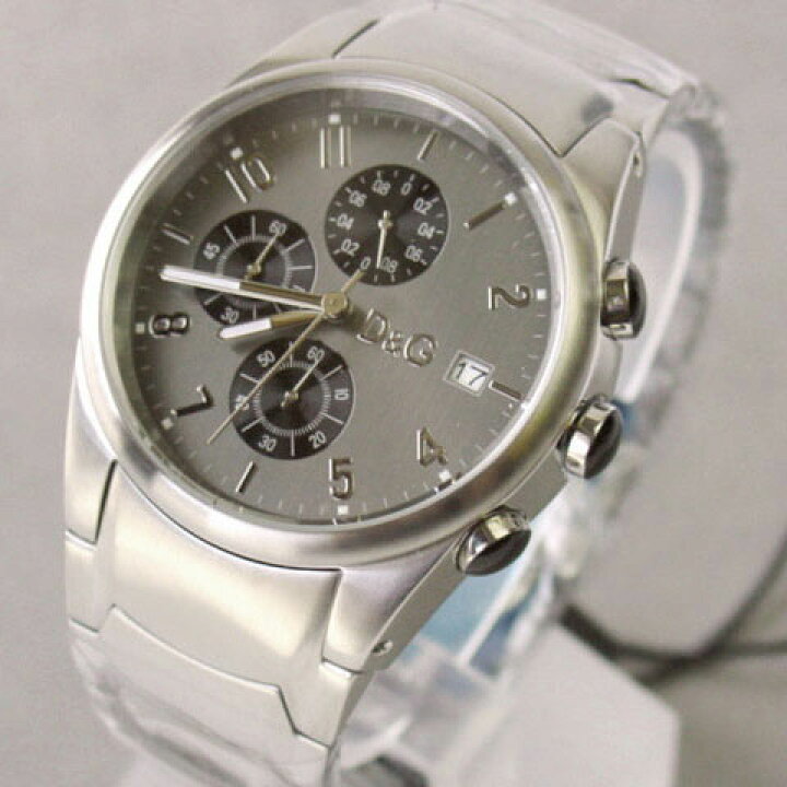楽天市場】D&G TIME ドルチェ＆ガッバーナ SANDPIPERクロノグラフ SS  
