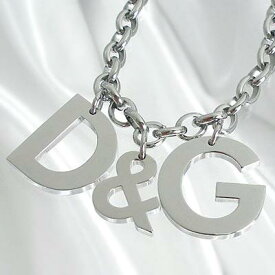 D&G/ドルチェ＆ガッバーナ D＆Gロゴモチーフ ネックレス シルバーDJ0107 【Luxury Brand Selection】【メンズ ギフト】【ラッピング無料】【楽ギフ_包装】