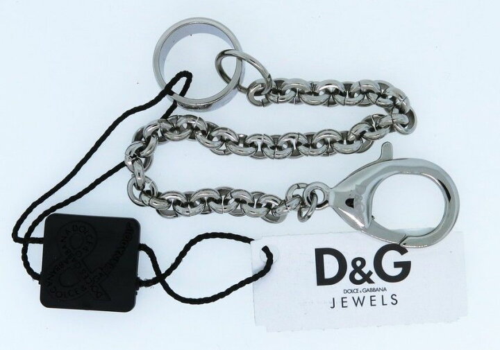 楽天市場】D&G/ドルチェ＆ガッバーナ ロゴ シルバーリングモチーフ 