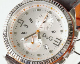 D&G TIME ドルチェ＆ガッバーナ LOU CRONO クロノグラフ腕時計 DW0033 ブラウン【ラッピング無料】【楽ギフ_包装】【10P11Mar16】【05P03Dec16】